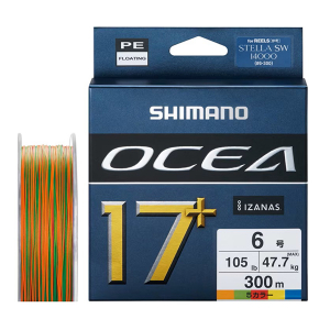 Плетеный шнур Shimano Ocea 17+ PE #12 300m Мультиколор