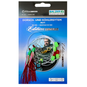 Оснастка морская Balzer Cod And Coalfish System Pollack Красный