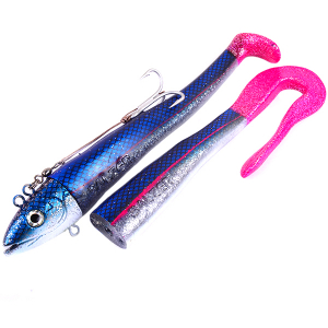 Balzer Adrenalin Arctic Eel Синий Серебристый-Glitter/Розовый 200гр