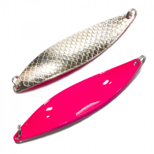 Блесна Salmon Серебристый King 37g цвет 35