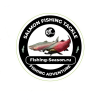 Наклейка Salmon Fishing Tackle Черный