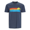Футболка SIMMS Sunset T-Shirt, Темно-синий Heather M