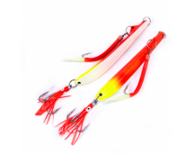 Пилькер Bottom Strike BiColor Pilk 400гр (Fl.OR-Yell/Glow)